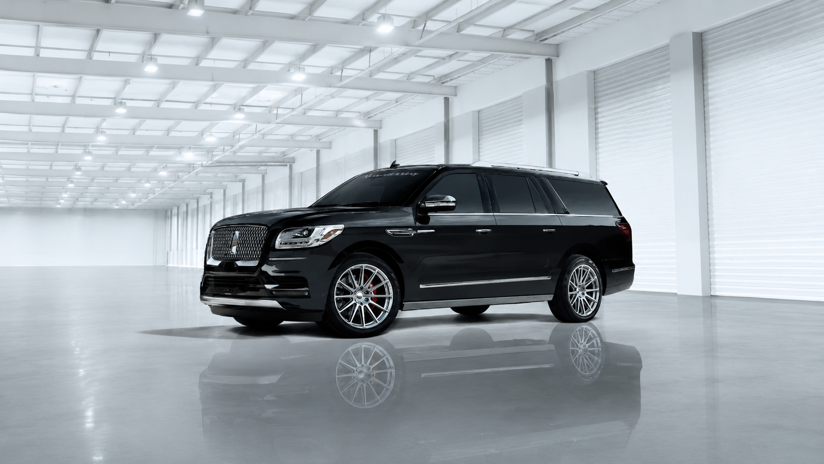 Black luxury SUV
